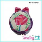 MIRROR POUCH - BAG/J03 GREEN, PINK, RED, WHITE & YELLOW